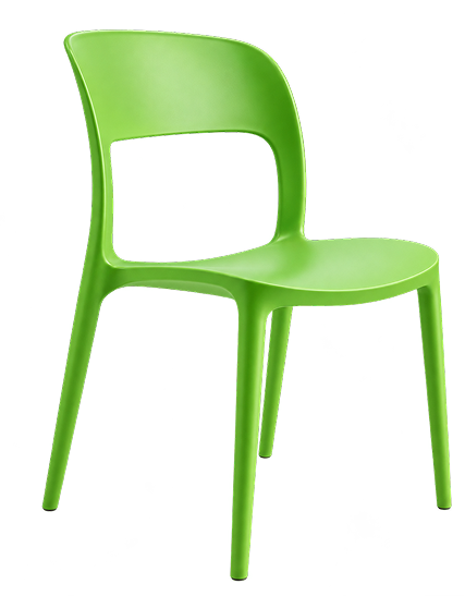 Modern Stackable Plastic Dining Chair
