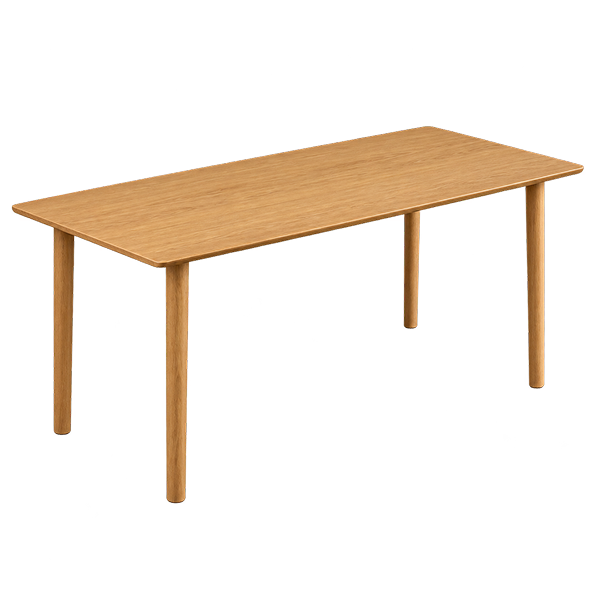 Modern Solid Wood Rectangular Dining Table