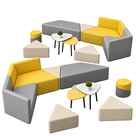 Modular Collaborative Lounge Seating Collection