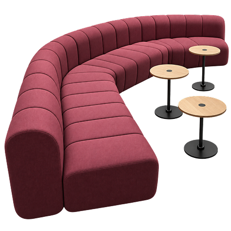 Geometric Modular Collaborative Lounge Seating