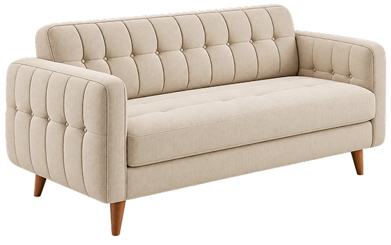 Camden Tufted 3-Seater Sofa