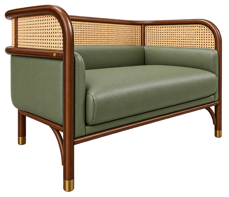 Willow Cane Lounge Booth Seating