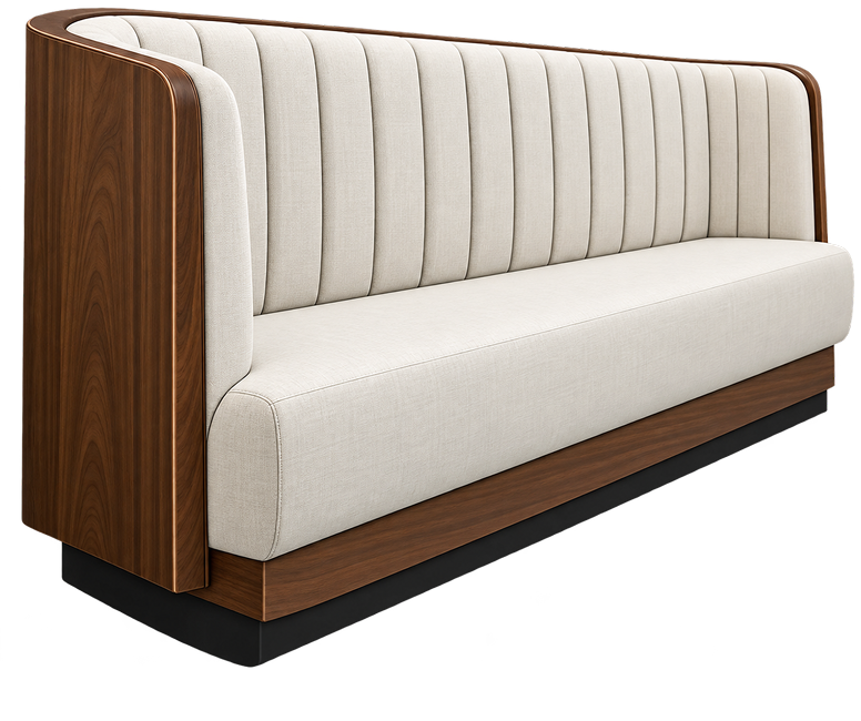 Elara Ivory Luxury Booth Seating