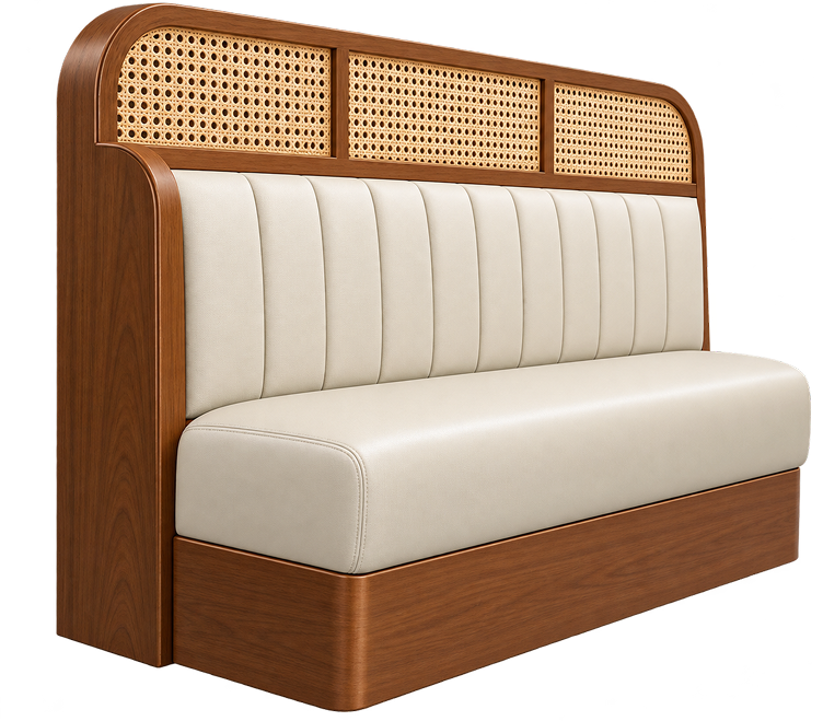Rattan Royale Booth Seating
