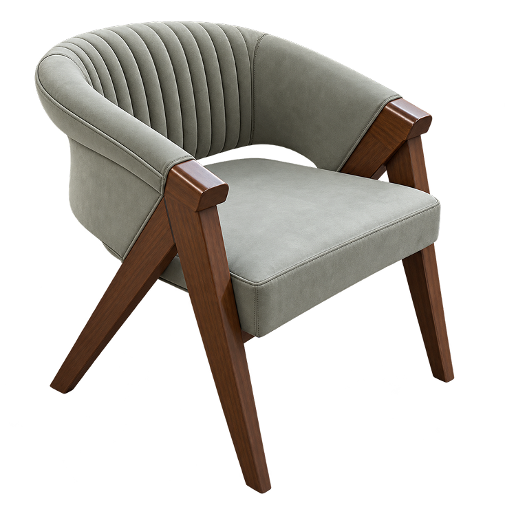 Sagewood Ribbed Café Chair