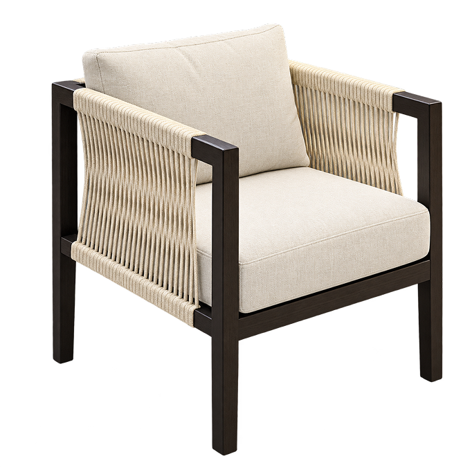 Aspen Woven Rope Lounge Chair