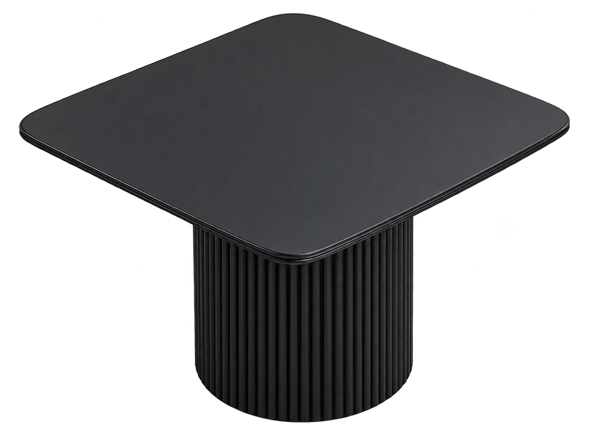 Onyx Fluted Pedestal Café Table