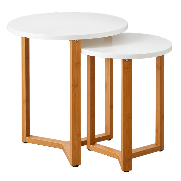 Modern Bamboo Nesting Tables
