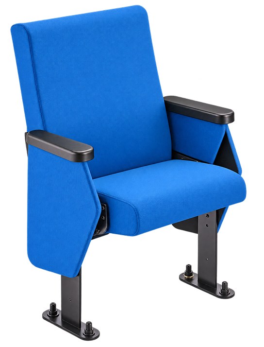 Premium Royal Blue Upholstered Auditorium Chair