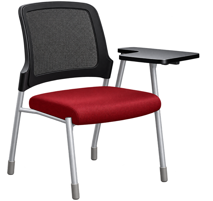 Modern Red Mesh Training Chair