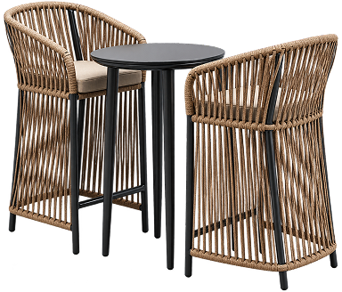 Leonie Outdoor Bar Dining Set