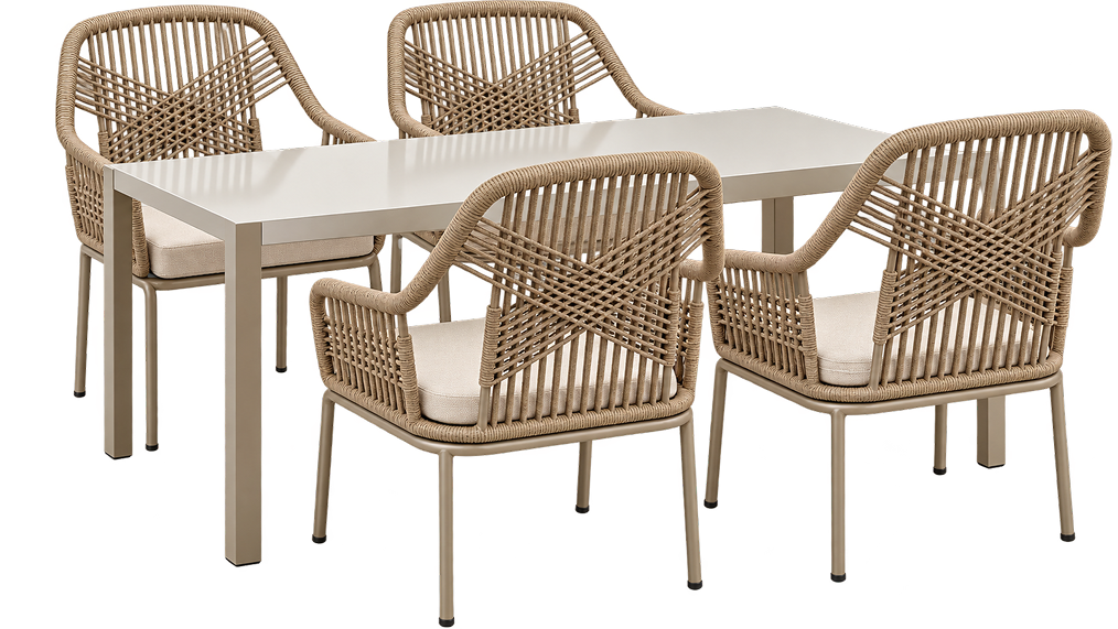 Fabian Outdoor Bar Dining Set