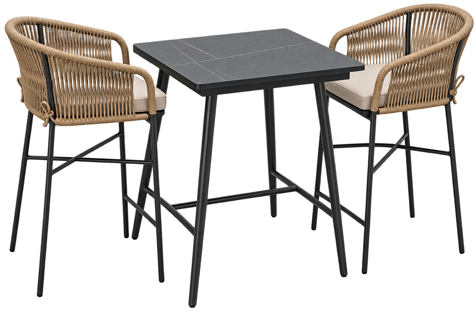 Lavinia Outdoor Bar Dining Set