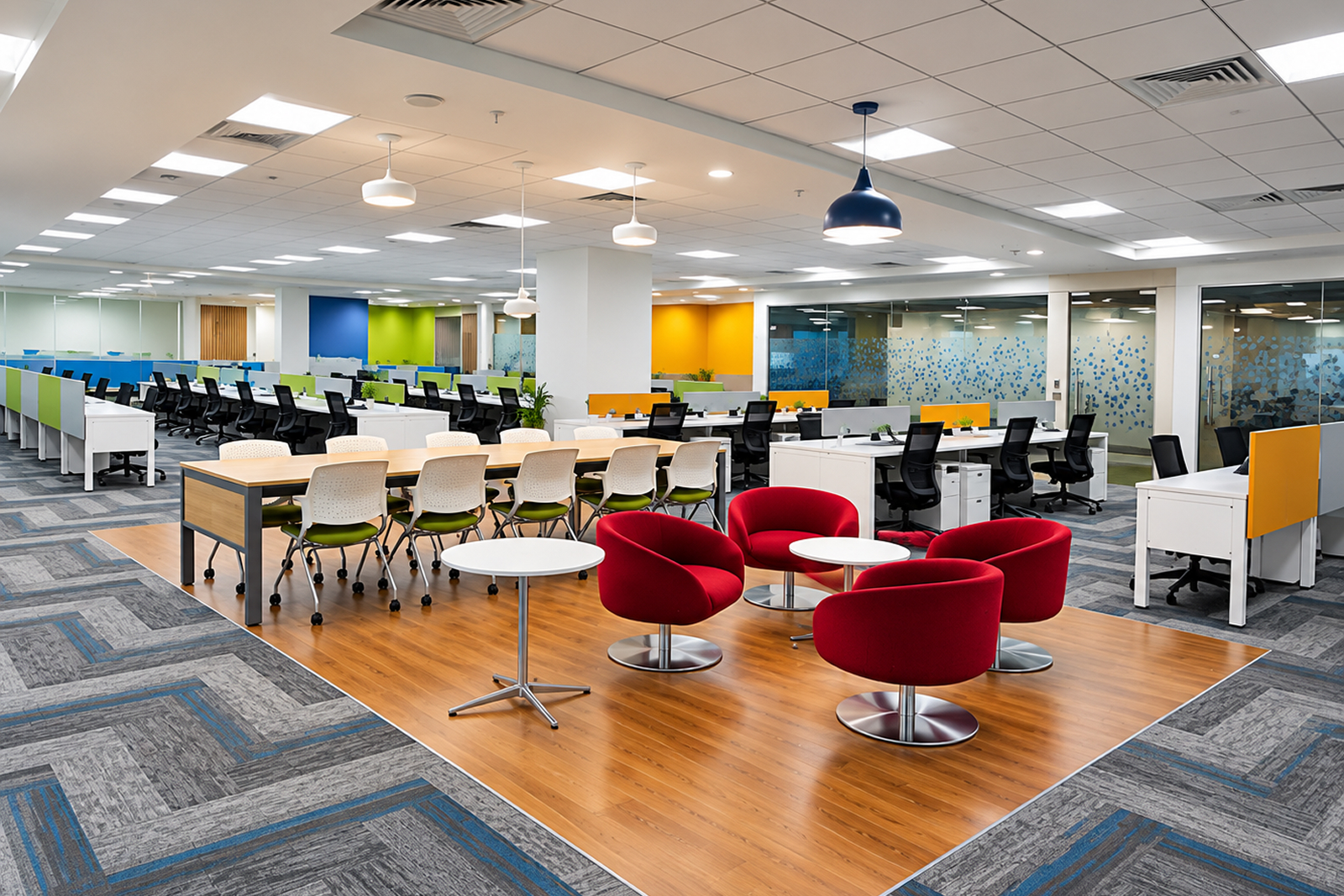 Capgemini Bengaluru corporate workspace furniture