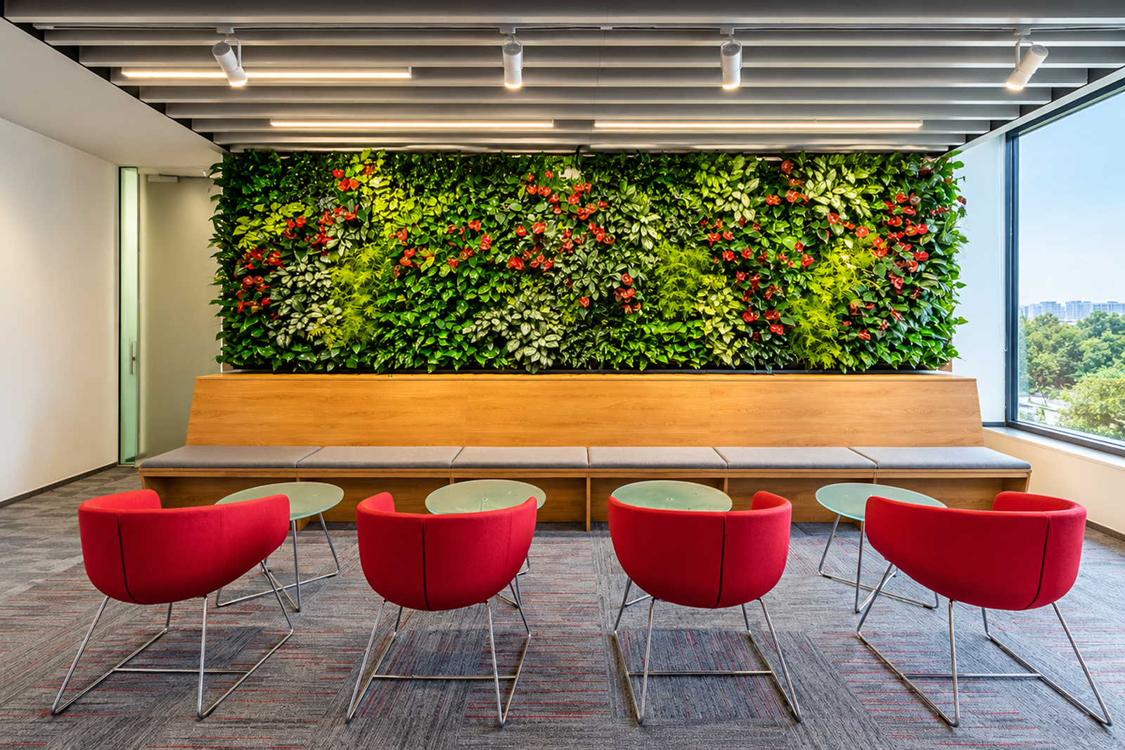 Lenovo Hyderabad corporate workspace furniture