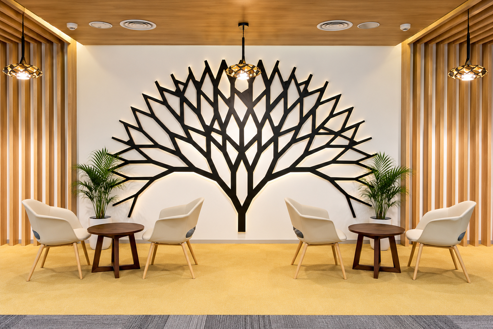 Uber Hyderabad corporate workspace furniture